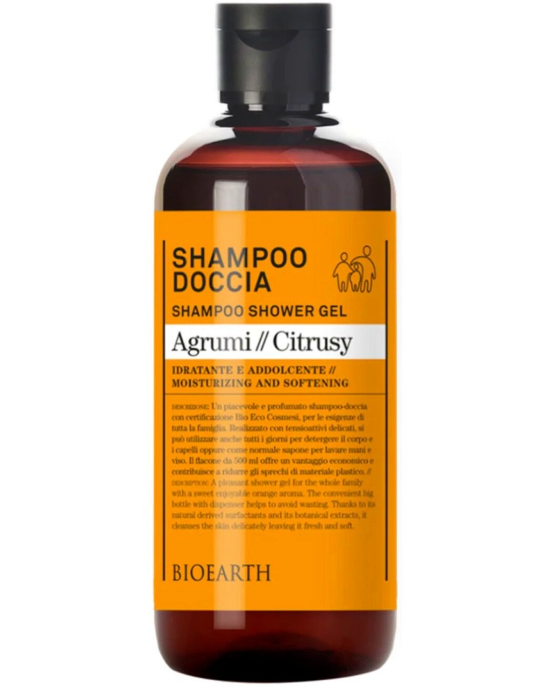 Bioearth Citrus Shampoo & Shower Gel 2 in 1 -     2  1 - 