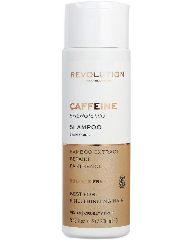 Revolution Haircare Caffeine Energising Shampoo - Шампоан за фина коса с кофеин - шампоан