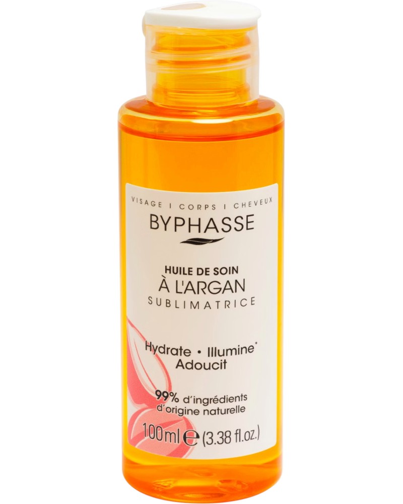 Byphasse Sublimatrice Care Oil Byphasse Sublimatrice Care Oil - Масло за лице, тяло и коса с арган от серията Sublimatrice - масло