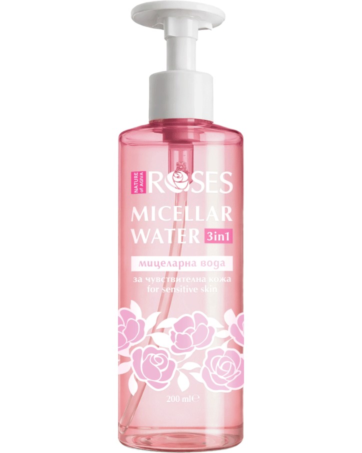 Nature of Agiva Roses Micellar Water 3 in 1 - ��������� ���� �� ������������ ���� �� ������� Roses - �������
