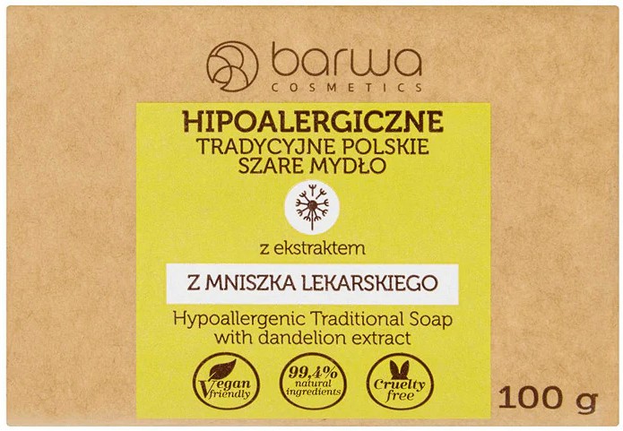 Barwa Hypoallergenic Soap With Dandelion Extract -       Hypoallergenic - 