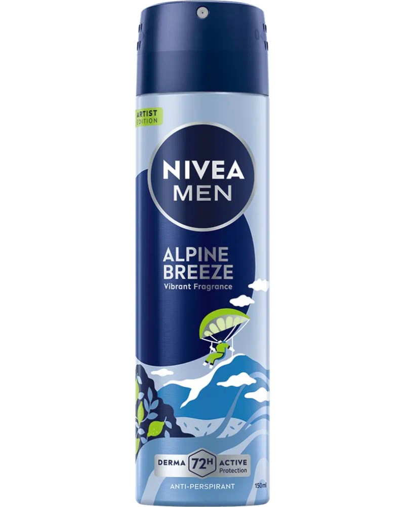 Nivea Men Artist Edition Alpine Breeze Anti-Transpirant -        Artist Edition - 