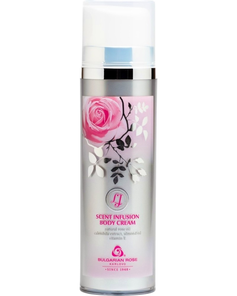 Bulgarian Rose Lady's Joy Scent Infusion Body Cream Bulgarian Rose Lady's Joy Scent Infusion Body Cream - Крем за тяло с натурално розово масло от серията Lady's Joy - лосион