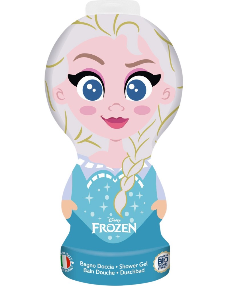 Naturaverde Frozen Shower Gel 3D Naturaverde Frozen Shower Gel 3D - Детски душ гел на тема Замръзналото кралство - душ гел