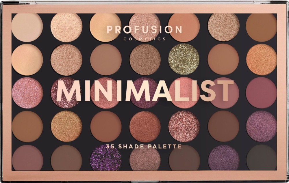Profusion Cosmetics Minimalist Palette Profusion Cosmetics Minimalist Palette - Палитра с 35 цвята сенки за очи - сенки