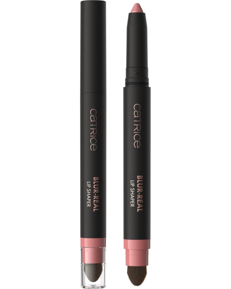 Catrice Blur-Real Lip Shaper Catrice Blur-Real Lip Shaper - Молив за устни с полуматов завършек и четка - молив