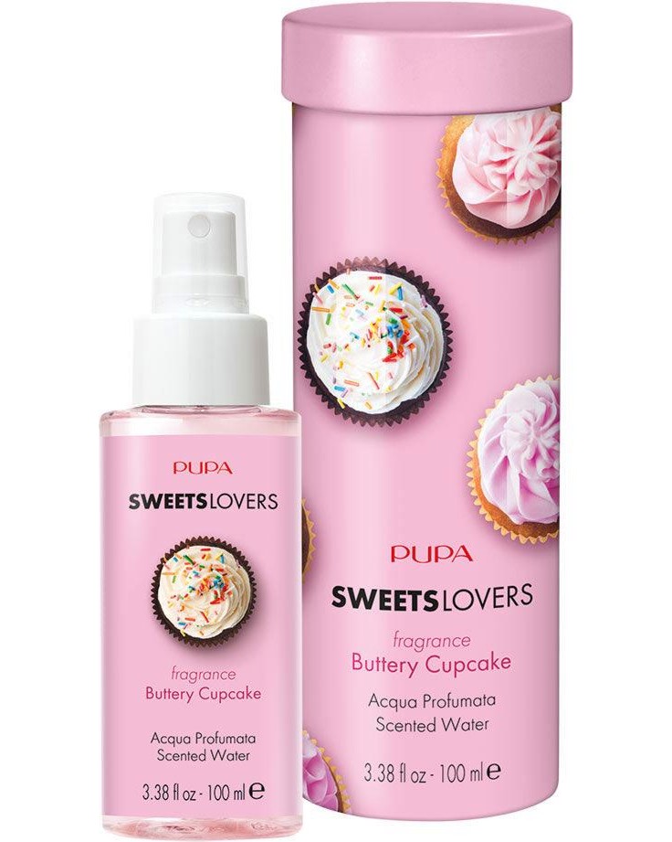 PUPA Milano Sweets Lovers Buttery Cupcake Scented Water -               Sweets Lovers - 