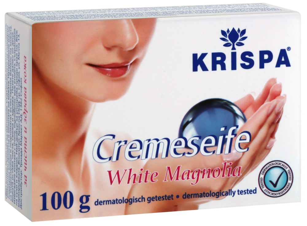 Krispa White Magnolia Cremeseife Krispa White Magnolia Cremeseife - Крем-сапун с аромат на магнолия - сапун