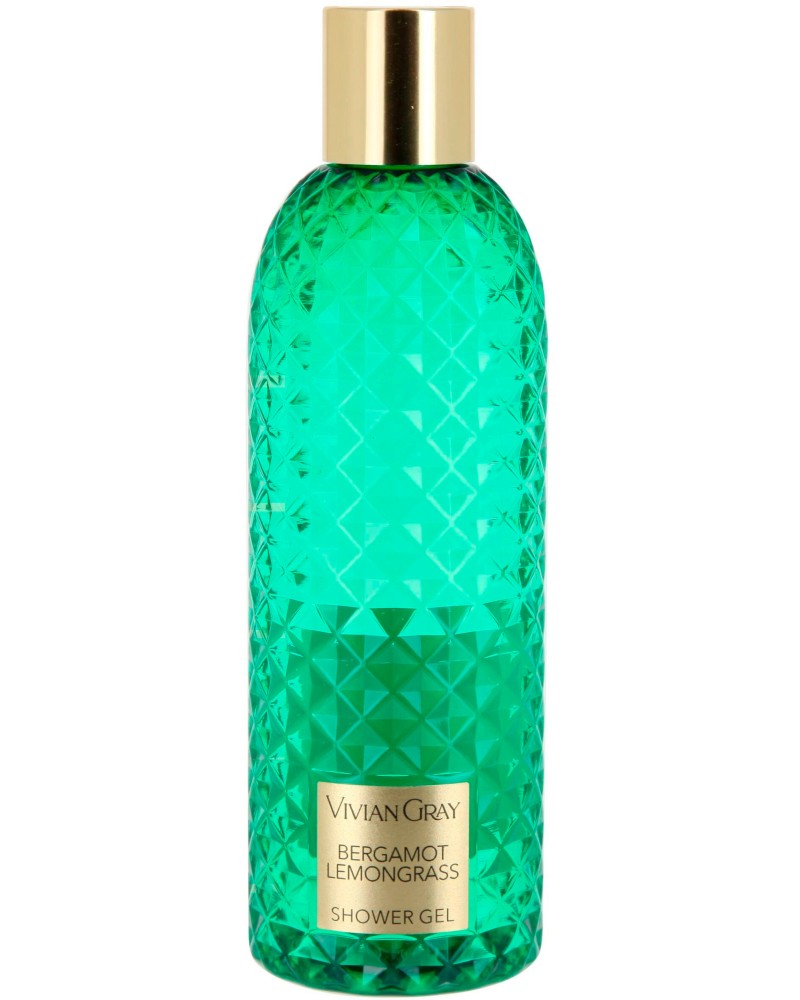 Vivian Gray Gemstone Bergamot & Lemongrass Shower Gel Vivian Gray Gemstone Bergamot & Lemongrass Shower Gel - Душ гел с аромат на бергамот и лимонова трева от серията Gemstone - душ гел