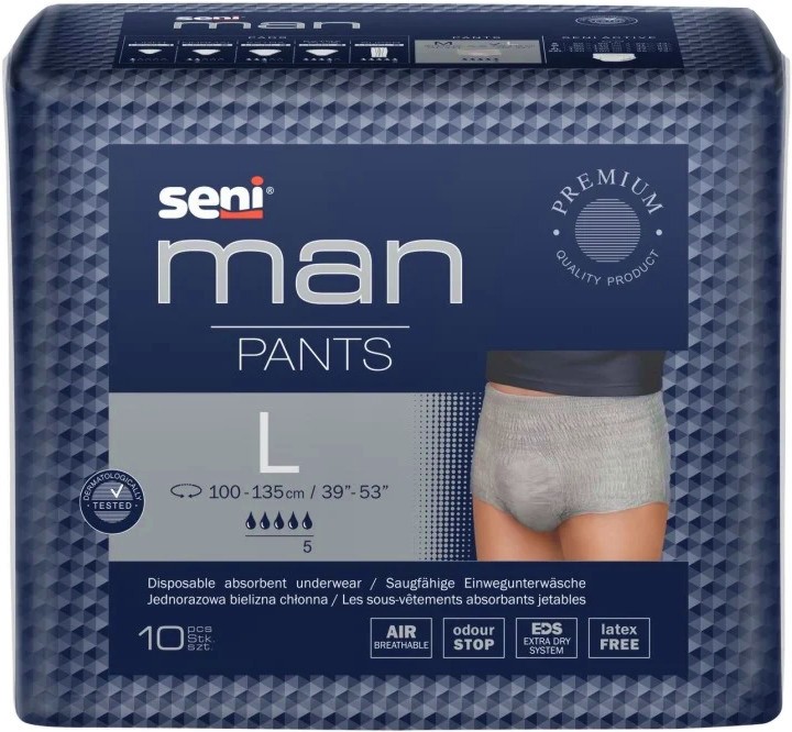 ����������� ���� �� ���� Seni Man - 10 ����, �� ���� � ������ �������������, ������ L - �������