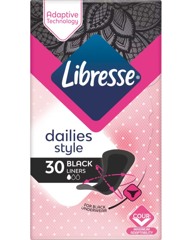 Libresse Dailies Style Black - 30 ���� ��������� ��������� - ������ ���������