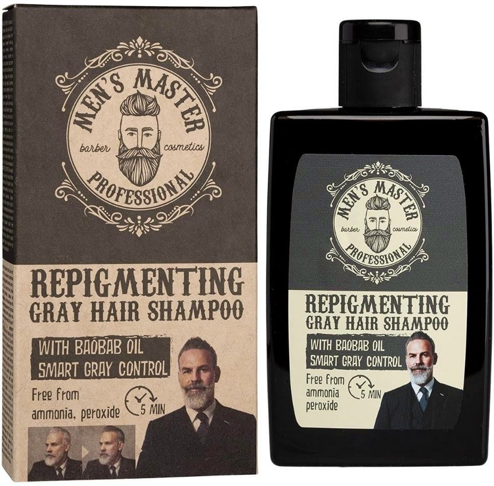 Men's Master Professional Repigmenting Gray Hair Shampoo -        - 