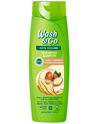 Wash & Go Nourish & Regenerate Shampoo -         ,    - 