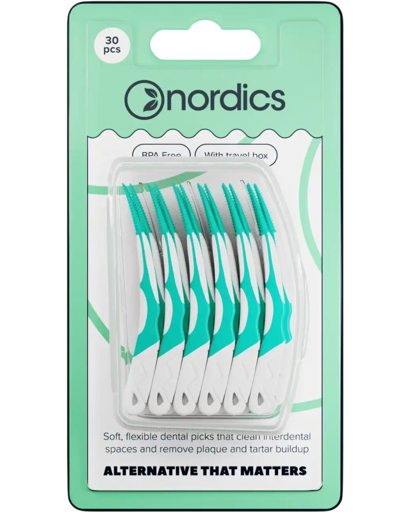 Nordics Silicon Interdental Softpicks - 30       - 