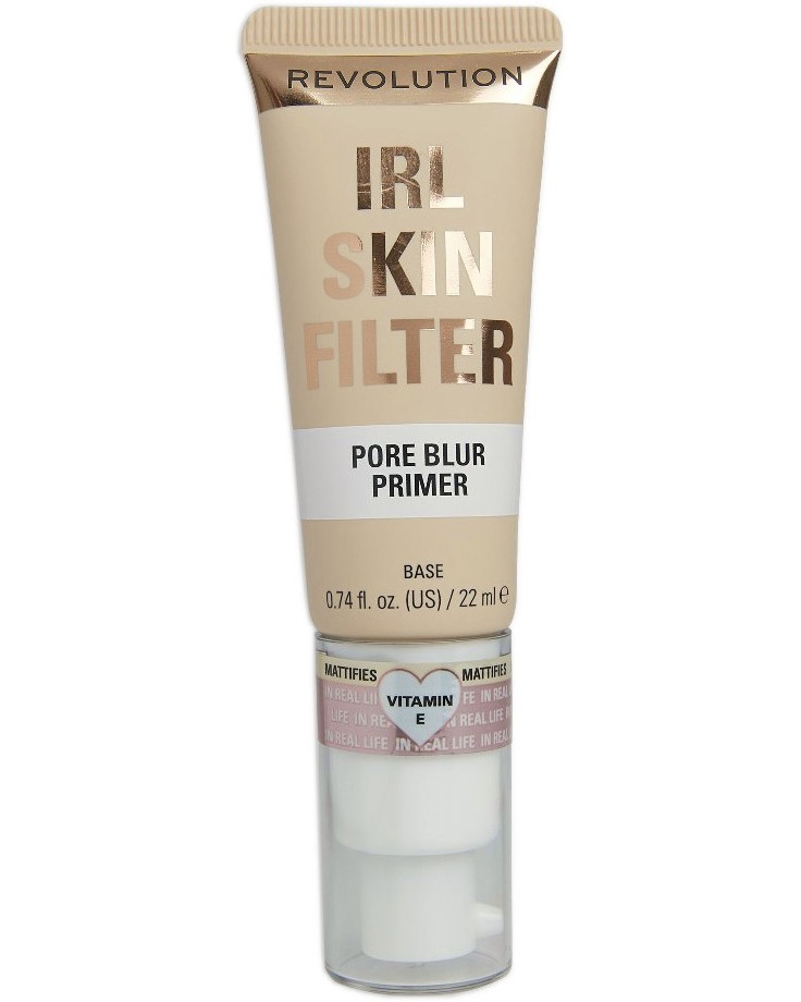 Makeup Revolution IRL Skin Filter Pore Blur Primer -       E - 