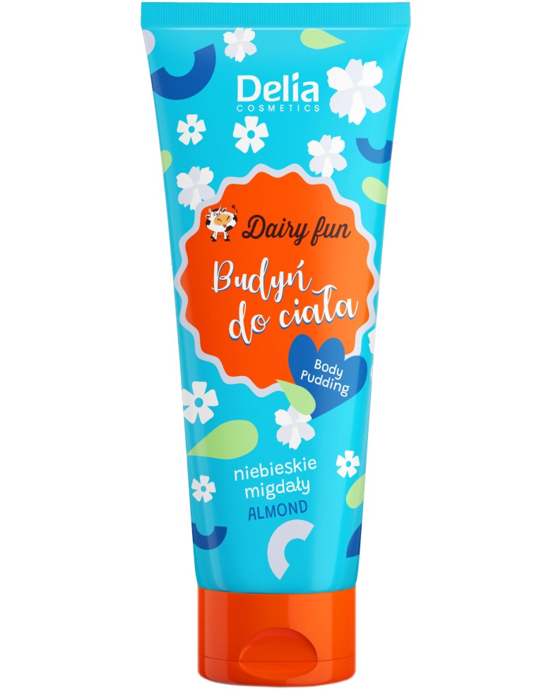 Delia Dairy Fun Body Pudding Delia Dairy Fun Body Pudding - Пудинг за тяло с бадеми от серията Dairy Fun - крем