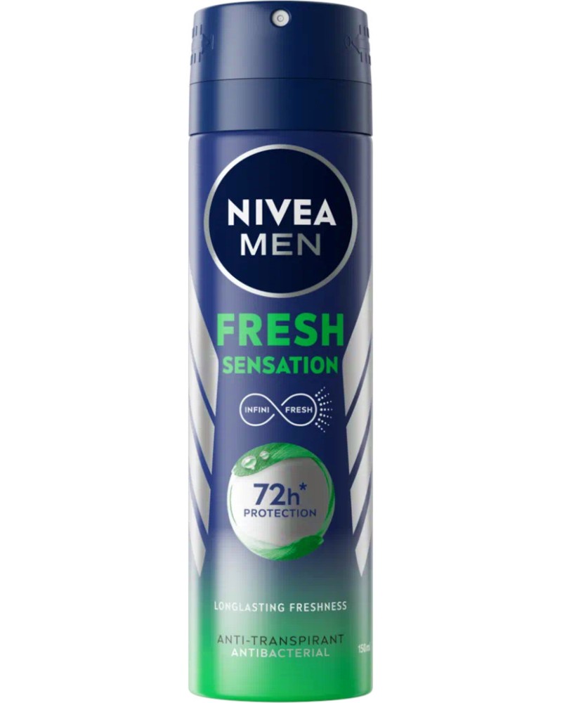 Nivea Men Fresh Sensation 72h Anti-Transpirant -      - 