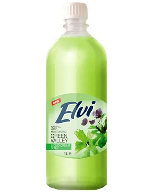Пълнител за течен сапун Elvi Green Valley Пълнител за течен сапун Elvi Green Valley - 1 l - сапун