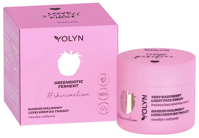 Yolyn Very Raspberry Moisturising Face Cream -         Very Raspberry - 