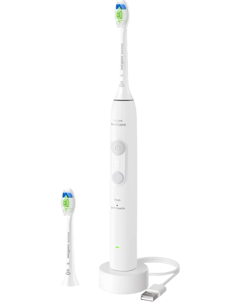 Philips Sonicare 4100 Philips Sonicare 4100 - Електрическа звукова четка за зъби с резервна глава - четка