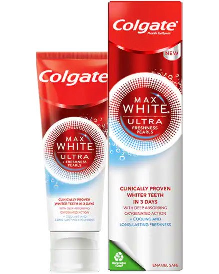 Colgate Max White Ultra Freshness Pearls -     -   