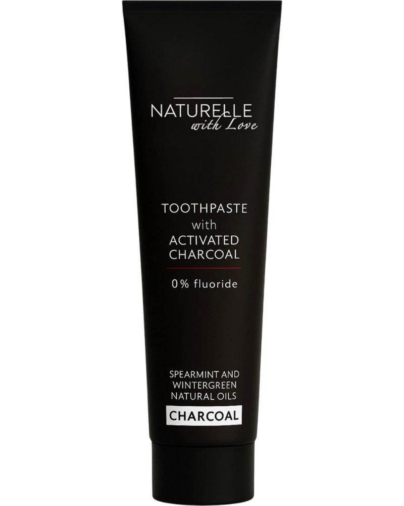 Naturelle with Love Charcoal Toothpaste - ����� �� ���� � ������� ������ ��� ������� - ����� �� ����