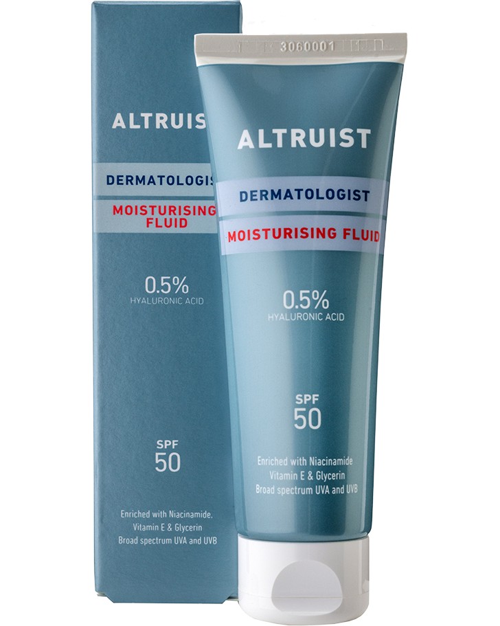 Altruist Moisturising Fluid SPF 50 -       0.5%  - 