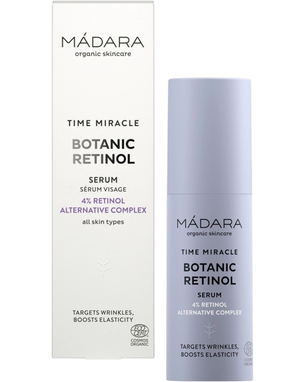 Madara Time Miracle Botanic Retinol Serum - ��� ����� �� ���� � ���������� ����������� �� ������� �� ������� Time Miracle - �����