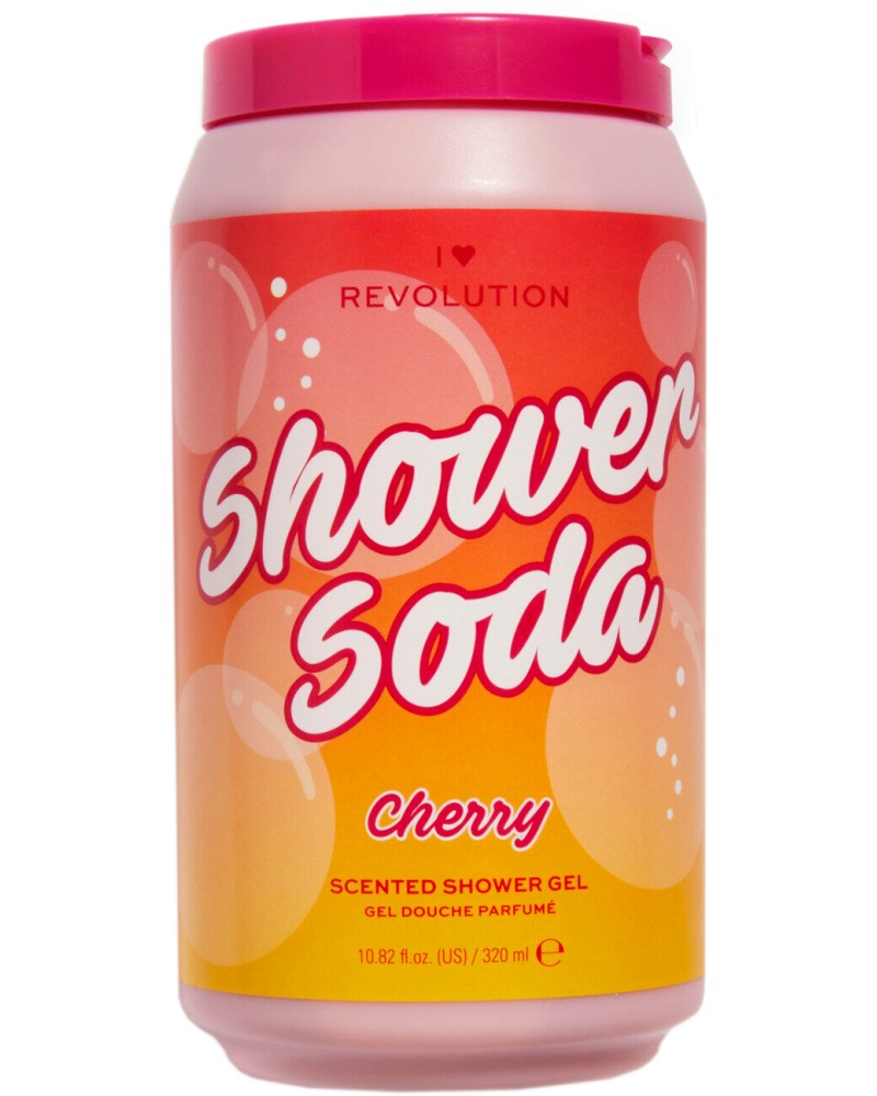 I Heart Revolution Shower Soda Cherry Shower Gel I Heart Revolution Shower Soda Cherry Shower Gel - Душ гел с аромат на череша - душ гел