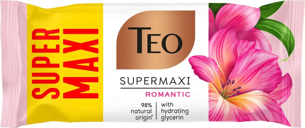 Teo Supermaxi Romantic Teo Supermaxi Romantic - Тоалетен сапун с аромат на орхидея и ванилия - продукт