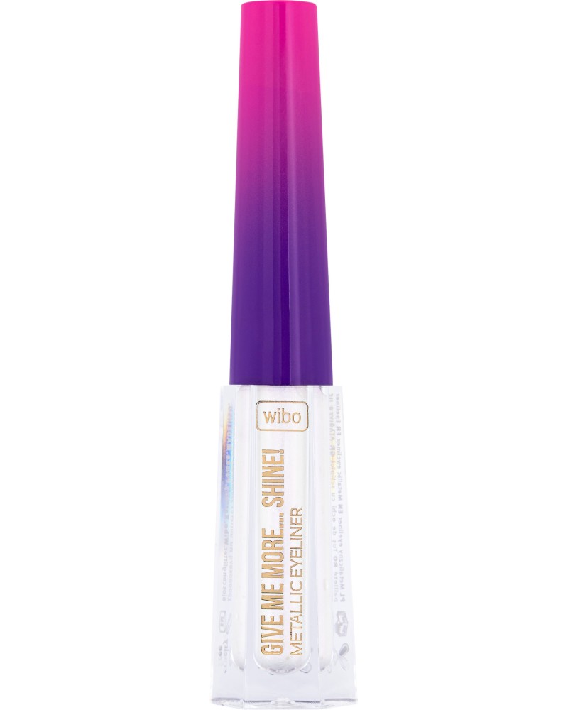 Wibo Give Me More... Shine! Metalic Eyeliner Wibo Give Me More... Shine! Metalic Eyeliner - Течна очна линия с металически завършек - очна линия