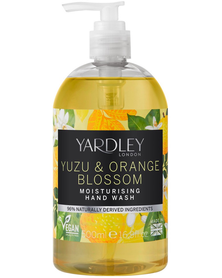 Yardley Yuzu & Orange Moisturising Hand Wash -          - 