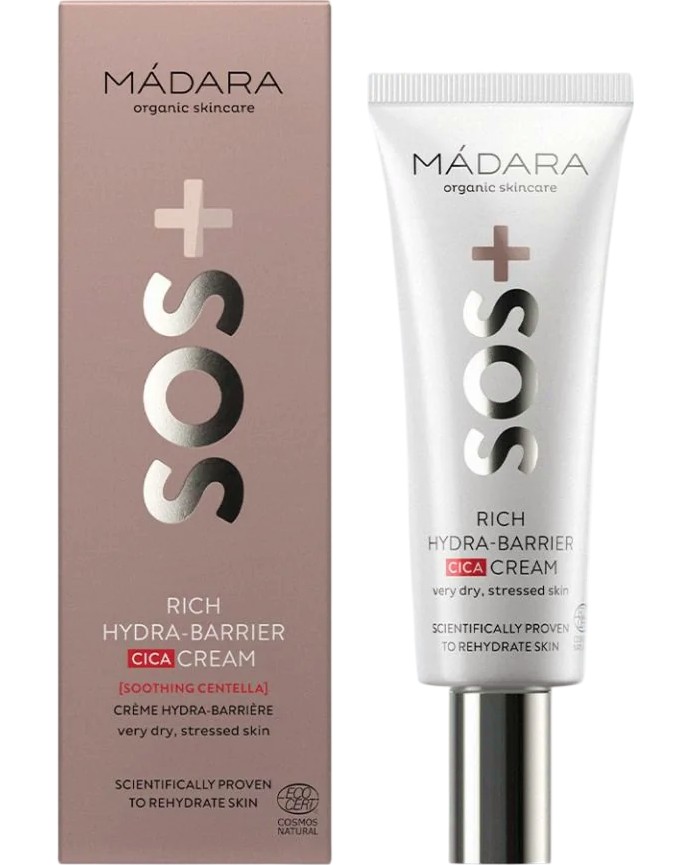 Madara SOS+ Rich Hydra-Barrier CICA Cream - ��������� ���������� ���� �� ���� �� ���� � ���������� ���� - ����
