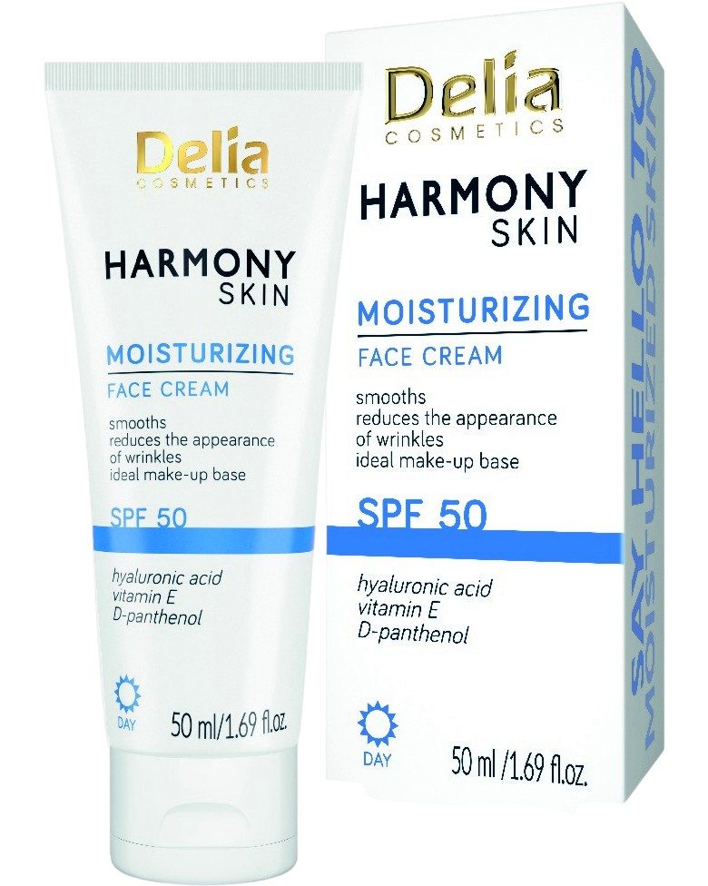 Delia Harmony Skin Moisturizing Face Cream SPF 50 -       - 