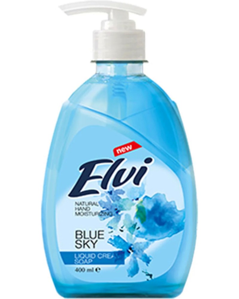 Течен сапун Elvi Blue Sky Течен сапун Elvi Blue Sky - 400 ml - сапун