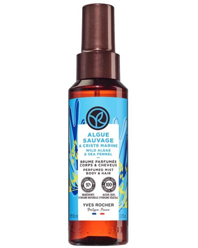 Yves Rocher Wild Algae & Sea Fennel Body & Hair Mist -               Wild Algae & Sea Fennel - 