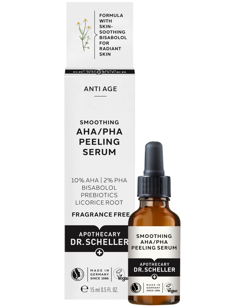 Apothecary Dr. Scheller Smoothing Peeling Serum -      AHA  PHA  - 