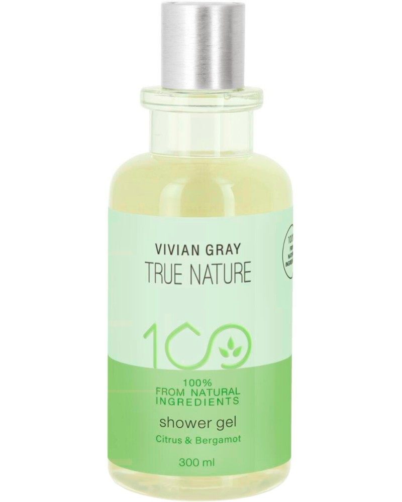 Vivian Gray Citrus & Bergamot Shower Gel Vivian Gray Citrus & Bergamot Shower Gel - Душ гел с цитруси и бергамот от серията True Nature - душ гел
