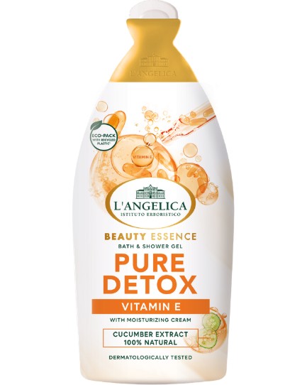 L'Angelica Beauty Essence Pure Detox Bath & Shower Gel - ��� ��� � ���� �� ���� � ������� E � �������� �� ���������� �� ������� Beauty Essence - ��� ���