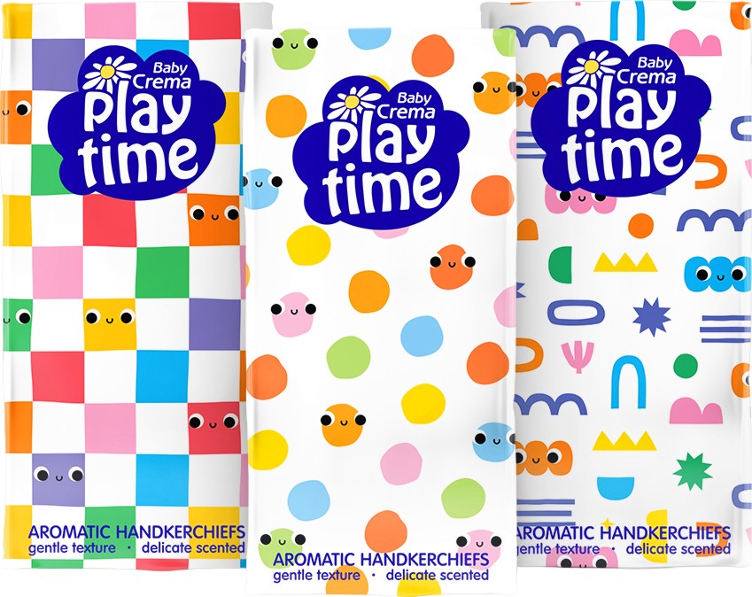 ����� �������� Baby Crema - 6 ��������� x 10 �������� �� ������� Play Time - �������