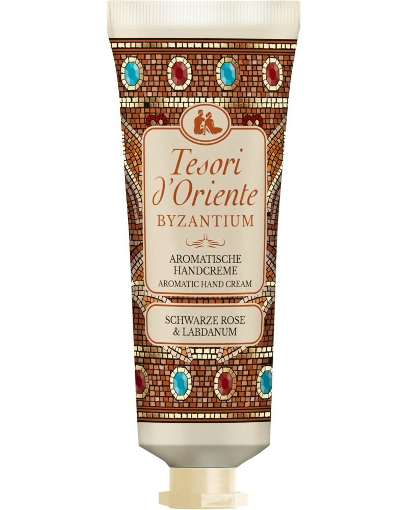 Tesori d'Oriente Byzantium Hand Cream Tesori d'Oriente Byzantium Hand Cream - Крем за ръце с аромат на черна роза и лабданум от серията Byzantium - крем