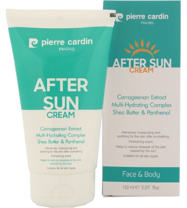 Pierre Cardin After Sun Cream Pierre Cardin After Sun Cream - Крем за лице и тяло за след слънце с карагенан, ший и пантенол - крем