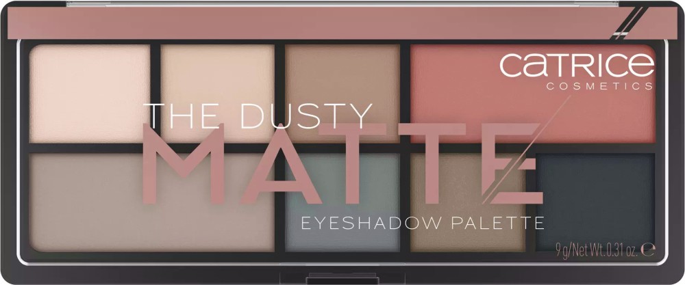 Catrice The Dusty Matte Eyeshadow Palette Catrice The Dusty Matte Eyeshadow Palette - Палитра с 8 цвята сенки за очи - сенки