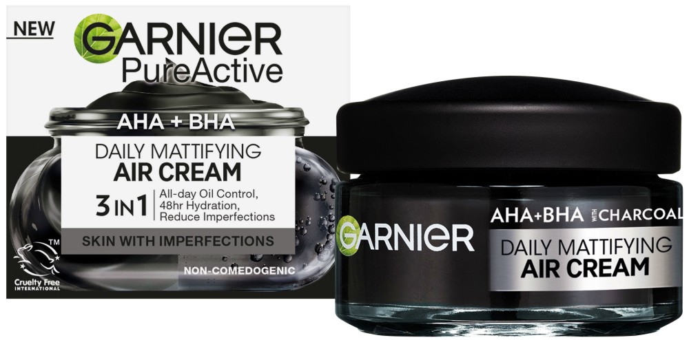 Garnier Pure Active Daily Mattifying Air Cream -       Pure Active - 
