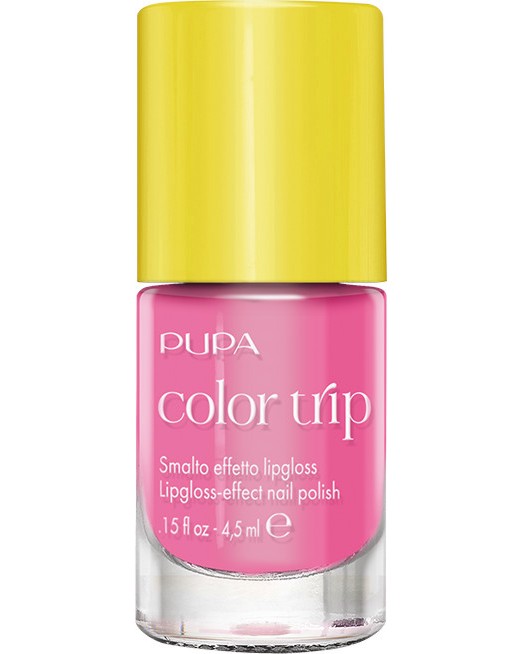 PUPA Milano Color Trip Lipgloss Effect Nail Polish -         Color Trip - 