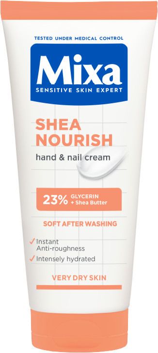 mixa intensive care dry skin hand cream