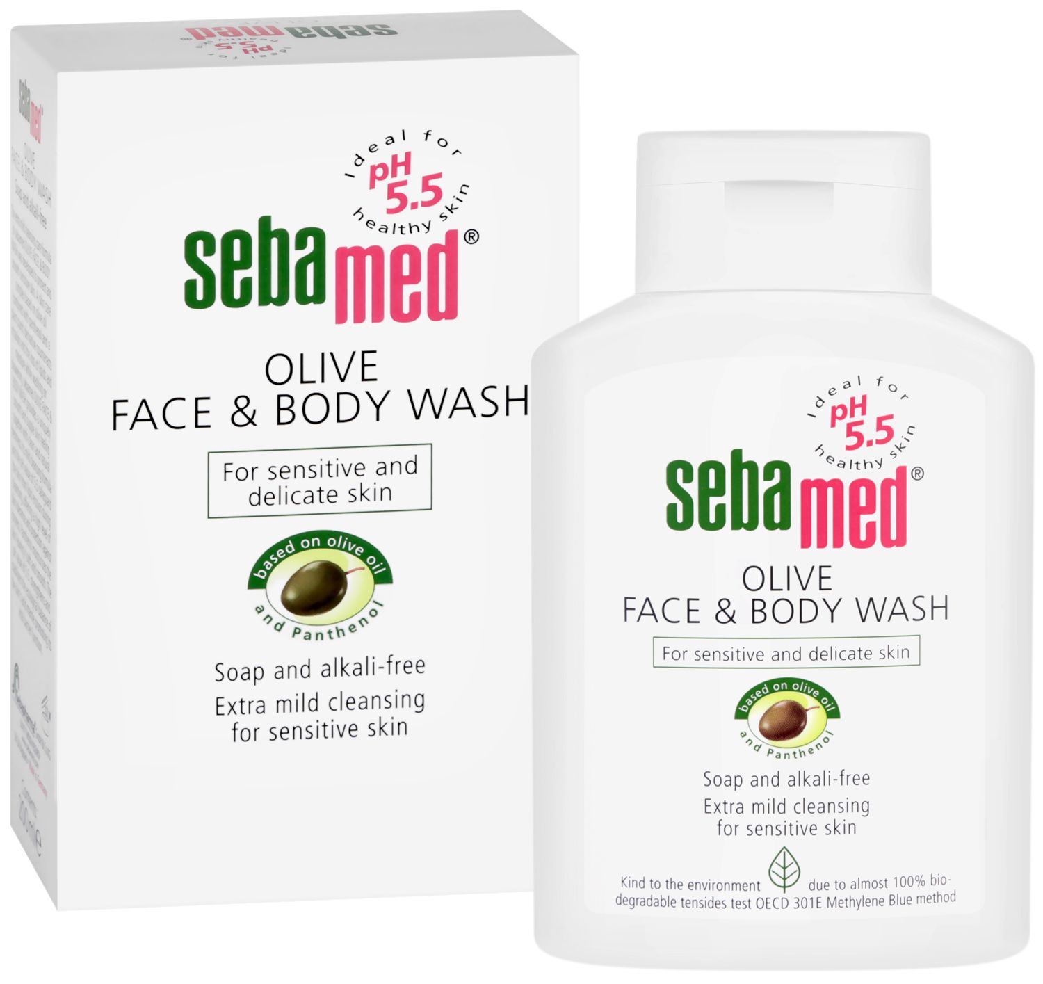 store.bg Sebamed Olive Face & Body Wash Измивна течност за
