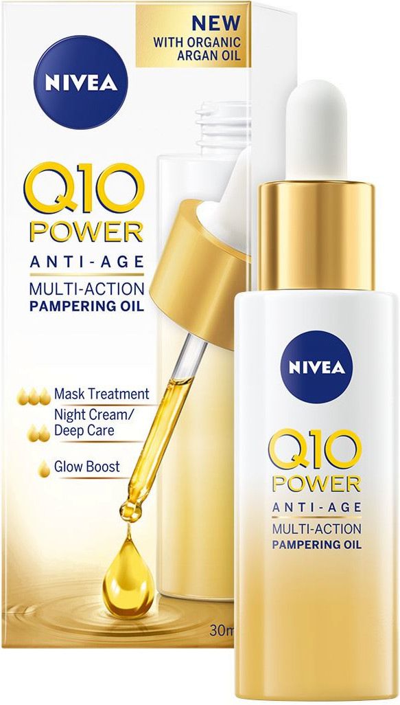 Nivea Q10 Power Мултифункционално олио за лице против бръчки store.bg