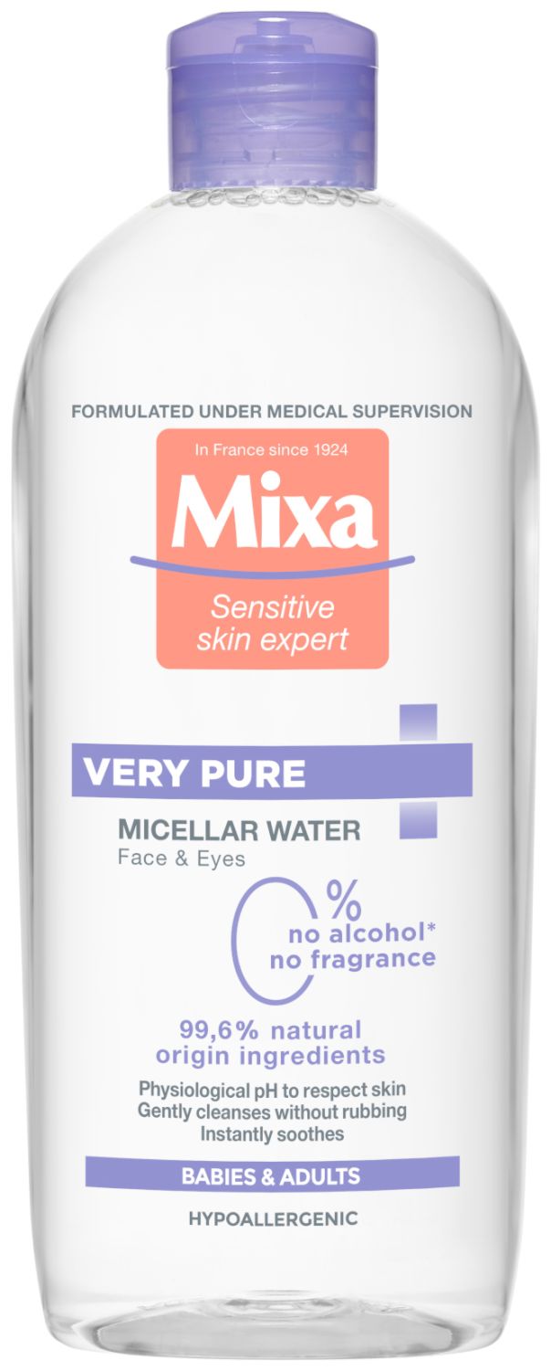 Мицеларна вода Mixa Very Pure - store.bg