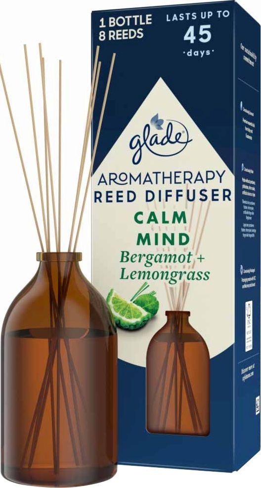 Glade Aromatherapy Дифузер с пръчици бергамот - store.bg